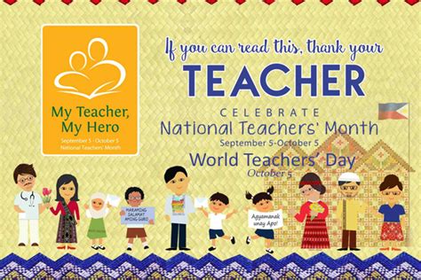 teachers day philippines|World Teachers’ Day and National Teachers Month: How did it .